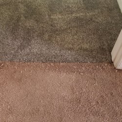 Brandi Carpet - The tan carpet is being replaced later, but the seam is flawless. Jose did a great job