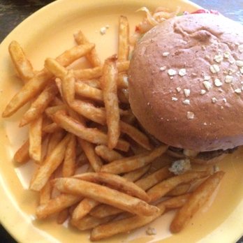 Hobbit Cafe - Hobbit burger. Delish. Seasoned fries are yum. - Burgers Near Me - Houston, Texas