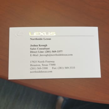 Northside Lexus - AWESOME!!!!! I highly recommend Joshua, he is the MAN!!! - Car Dealers Near Me - Spring, Texas Northside Lexus - AWESOME!!!!! I highly recommend Joshua, he is the MAN!!! - Car Dealers Near Me - Spring, Texas