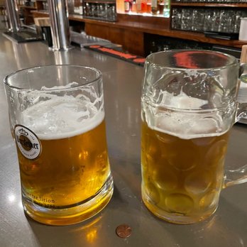 Reichenbach Hall - Beer vs. penny. Last day of Oktoberfest - Bars Near Me - New York, New York