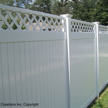 Soldier Fencing - T11 Diamond Vinyl Privacy. - Fences & Gates Near Me - Myrtle Beach, South Carolina