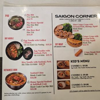 Saigon Corner - 9/19/26 - Vietnamese Near Me - San Diego, California Saigon Corner - 9/19/26 - Vietnamese Near Me - San Diego, California