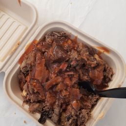 Mac & cheese with brisket
