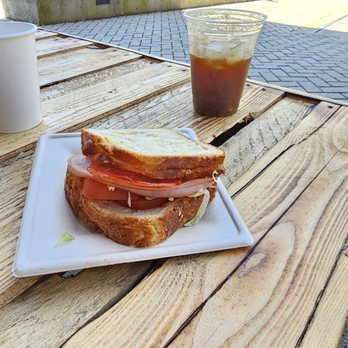 Giddy Sloth - Salami ham and cheese sando + coffee tonic - Cafes Near Me - Seattle, Washington Giddy Sloth - Salami ham and cheese sando + coffee tonic - Cafes Near Me - Seattle, Washington