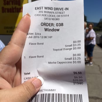 East Wind Drive-In - 2 small flavor bursts - American Near Me - Cascade Locks, Oregon East Wind Drive-In - 2 small flavor bursts - American Near Me - Cascade Locks, Oregon