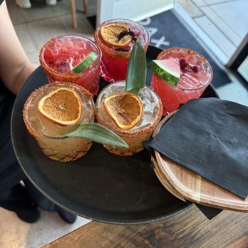 Oaxaca - Tamarindo marg and watermelon/raspberry margs were a hit ! - Mexican Near Me - Sacramento, California Oaxaca - Tamarindo marg and watermelon/raspberry margs were a hit ! - Mexican Near Me - Sacramento, California