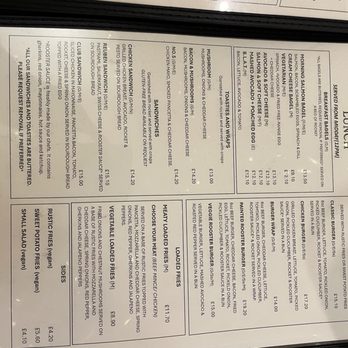 The Painted Rooster - Menu - Breakfast & Brunch Near Me - Edinburgh, EDH