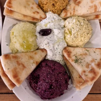Yamas Greek Eatery - 5 starters mix - Greek Near Me - Walla Walla, Washington Yamas Greek Eatery - 5 starters mix - Greek Near Me - Walla Walla, Washington