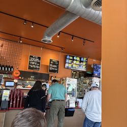 Fire On the Mountain - Getting busy at 3:30pm! Looking forward to vegetarian friendly wings and friend pickles!