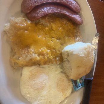 The Bakery Restaurant - Reindeer sausage hash browns n eggs... yum - American Near Me - Fairbanks, Alaska The Bakery Restaurant - Reindeer sausage hash browns n eggs... yum - American Near Me - Fairbanks, Alaska