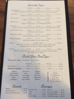 Menu photo 7 Pizzaria Delphi Palmer, AK