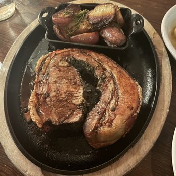Mothers and Sons Trattoria - Porchetta,hearth roasted new potatoes,balsamico vecchio - Italian Near Me - Durham, North Carolina
