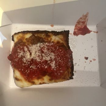 A Guy and His Pie - Slice of cheese Detroit style pizza - Pizza Near Me - Pawtucket, Rhode Island