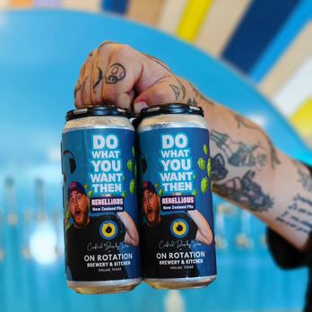 On Rotation Brewery & Kitchen - Do What You Want Then New Zealand Pilsner 4-pack at On Rotation - Brewpubs Near Me - Dallas, Texas On Rotation Brewery & Kitchen - Do What You Want Then New Zealand Pilsner 4-pack at On Rotation - Brewpubs Near Me - Dallas, Texas