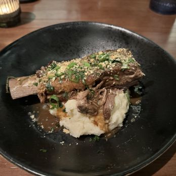 Space Cowboy - Beef Short Rib and mashed potatoes - Cocktail Bars Near Me - Austin, Texas Space Cowboy - Beef Short Rib and mashed potatoes - Cocktail Bars Near Me - Austin, Texas
