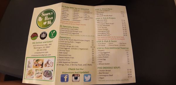 Menu photo 1 Simply Banh Mi Washington, DC, DC Menu photo 1 Simply Banh Mi Washington, DC, DC