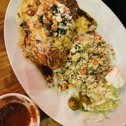 Smothered beef burrito Smothered beef burrito