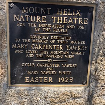 Mt Helix Park - A little history for ya. - Parks Near Me - La Mesa, California