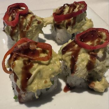 The River House - Firecracker roll. (The other half I devoured) - Seafood Near Me - Palm Beach Gardens, Florida The River House - Firecracker roll. (The other half I devoured) - Seafood Near Me - Palm Beach Gardens, Florida
