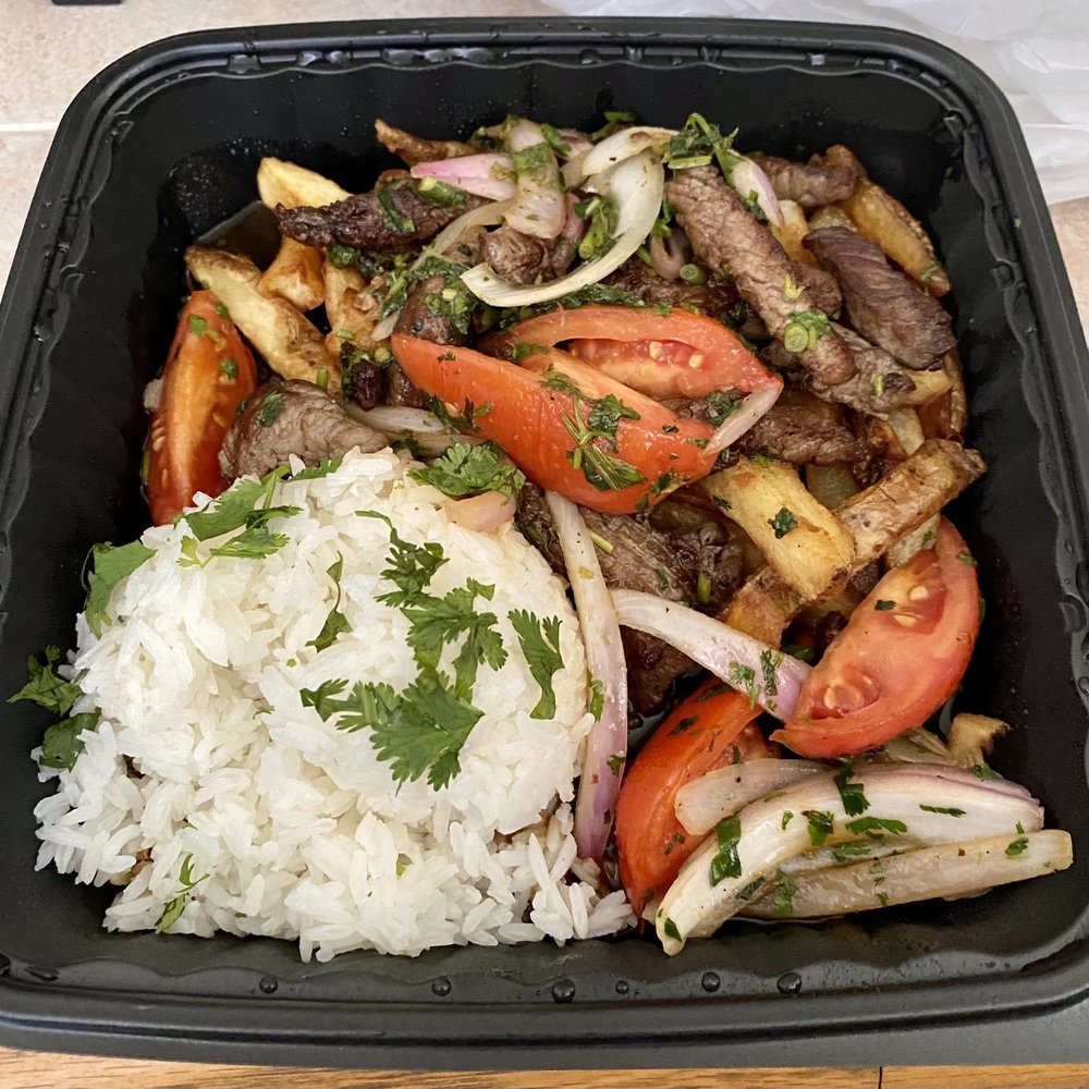 Food from Alpaca Peruvian Charcoal Chicken