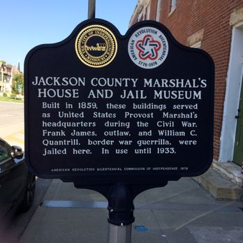 Jackson County Historical Society - Historic marker outside the building. - Museums Near Me - Independence, Missouri Jackson County Historical Society - Historic marker outside the building. - Museums Near Me - Independence, Missouri