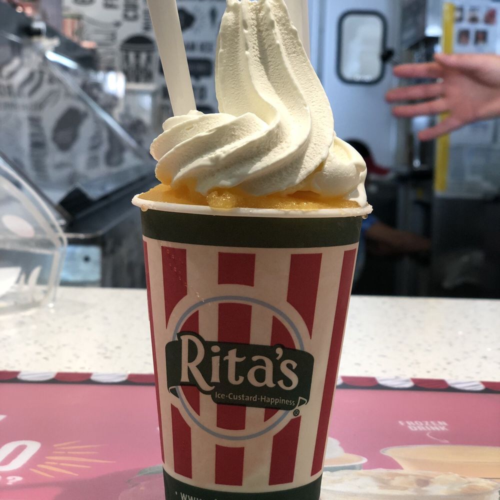Rita's Italian Ice & Frozen Custard - Something mango I've ordered, but that Custard... it is DELICIOUS - Ice Cream & Frozen Yogurt Near Me - Alameda, California