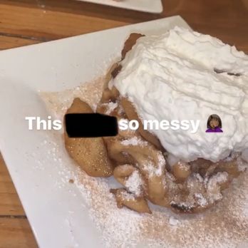 Endless Summer Sweets - Mini Caramelized Apples Funnel Cake (w/ cinnamon sugar & extra whip) - Desserts Near Me - Berkeley, California Endless Summer Sweets - Mini Caramelized Apples Funnel Cake (w/ cinnamon sugar & extra whip) - Desserts Near Me - Berkeley, California