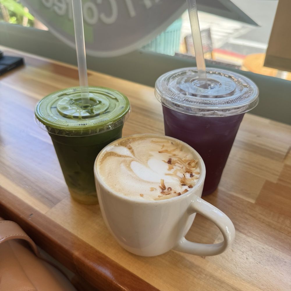 Ali’i Coffee - Purple haze, mango matcha, the queen - Coffee & Tea Near Me - Honolulu, Hawaii