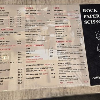 Rock Paper Scissors - Menu - Cafes Near Me - Port Melbourne, VIC Rock Paper Scissors - Menu - Cafes Near Me - Port Melbourne, VIC