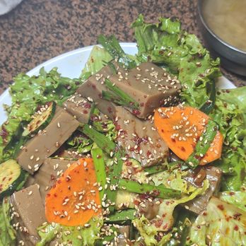 Miari Noodle House - 도토리묵 무침 (acorn jelly salad) - Korean Near Me - Los Angeles, California Miari Noodle House - 도토리묵 무침 (acorn jelly salad) - Korean Near Me - Los Angeles, California