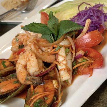 Basil n' Spice Thai Cuisine - Seafood salad - Thai Near Me - Worcester, Massachusetts Basil n' Spice Thai Cuisine - Seafood salad - Thai Near Me - Worcester, Massachusetts