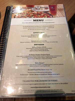 Menu photo 2 BJ's Restaurant & Brewhouse Evansville, IN