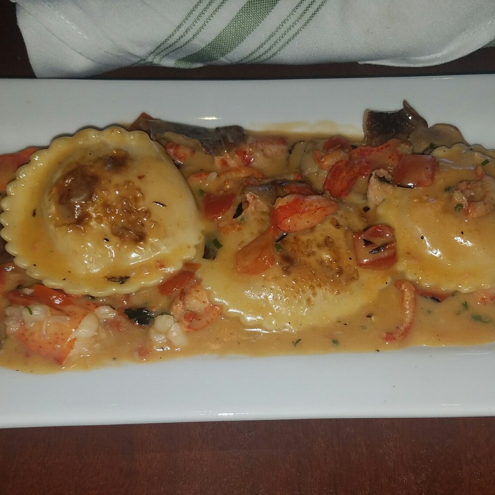 Seasons 52 - Lobster ravioli with extra lobster chunks - New American Near Me - Schaumburg, Illinois Seasons 52 - Lobster ravioli with extra lobster chunks - New American Near Me - Schaumburg, Illinois