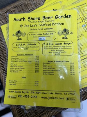 Menu photo 3 Joe Lee's Seafood Kitchen Kemah, TX Menu photo 3 Joe Lee's Seafood Kitchen Kemah, TX