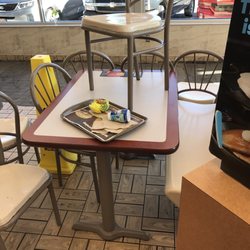 McDonald's - This place was and is a mess! Garbage everywhere. Garbage cans full. Ice open and exposed. The driptray a mess! Shame on you.