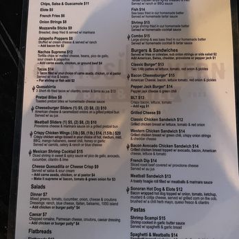 Cactus Tavern - Menu - Sports Bars Near Me - Phoenix, Arizona