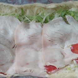 Jimmy John's - Heyyyy, there's those 3 thin slices of turkey hiding underneath that lettuce.