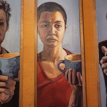 Flightpath Coffeehouse - I love this artwork. - Coffee & Tea Near Me - Austin, Texas