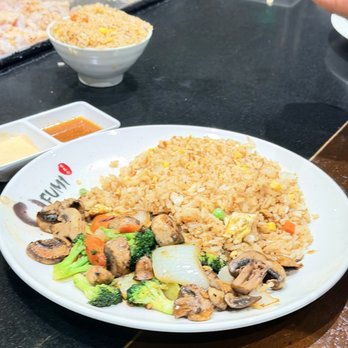 Fumi Hibachi Sushi and Bar - Vegetables and extra mushrooms - Sushi Bars Near Me - Duluth, Georgia