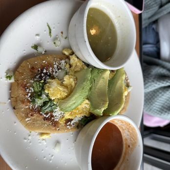 Buenos Días Mexican Cuisine - Breakfast huarache (black beans inside) - New Mexican Cuisine Near Me - Vancouver, Washington Buenos Días Mexican Cuisine - Breakfast huarache (black beans inside) - New Mexican Cuisine Near Me - Vancouver, Washington
