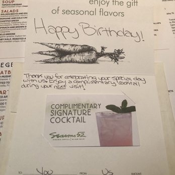 Seasons 52 - It's those extra special touches.. - New American Near Me - Altamonte Springs, Florida Seasons 52 - It's those extra special touches.. - New American Near Me - Altamonte Springs, Florida