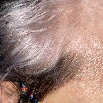Pin Curlz Parlor - Dye on side and color is not blonde - Hair Extensions Near Me - Surprise, Arizona
