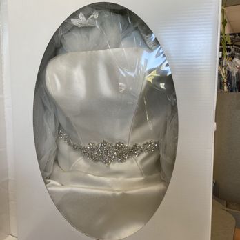 Arlette's Cleaners - Boxed dress and veil - Sewing & Alterations Near Me - Upland, California Arlette's Cleaners - Boxed dress and veil - Sewing & Alterations Near Me - Upland, California