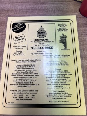 Menu photo 4 The Lemon Drop Anderson, IN