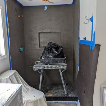 Acosta Tile - In progress - clean and organized - General Contractors Near Me Acosta Tile - In progress - clean and organized - General Contractors Near Me
