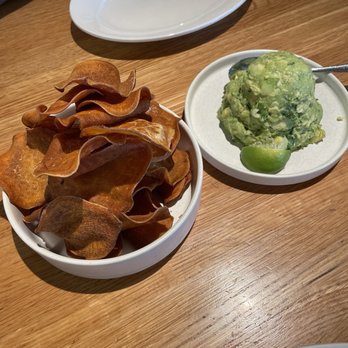 Doc B's Restaurant + Bar - Housemade Guacamole & sweet potato chips - New American Near Me - Fort Worth, Texas