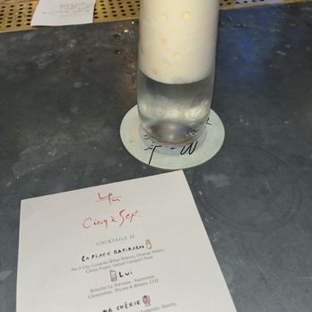 LPM Restaurant & Bar - The happy hour drink menu and the Garibaldi cocktail - French Near Me - Miami, Florida LPM Restaurant & Bar - The happy hour drink menu and the Garibaldi cocktail - French Near Me - Miami, Florida