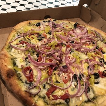New Ethic Pizzeria & Cafe - Antipasto Pizza - Vegan Near Me - Rochester, New York New Ethic Pizzeria & Cafe - Antipasto Pizza - Vegan Near Me - Rochester, New York