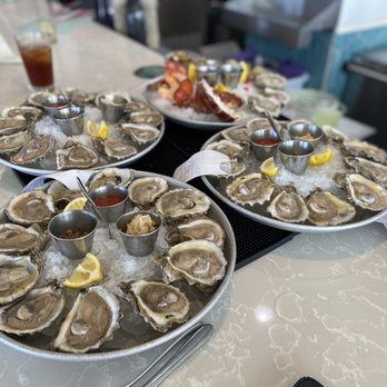 Pier 6 - Sat at the Bar next to the waitstaff station, Pretty cool to see the plates come out at the bar. - Seafood Near Me - San Leon, Texas Pier 6 - Sat at the Bar next to the waitstaff station, Pretty cool to see the plates come out at the bar. - Seafood Near Me - San Leon, Texas