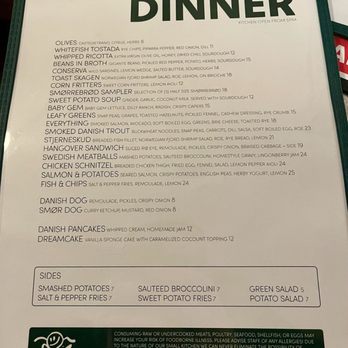 Smør - Dinner Menu (February 2026) - Scandinavian Near Me - New York, New York Smør - Dinner Menu (February 2026) - Scandinavian Near Me - New York, New York